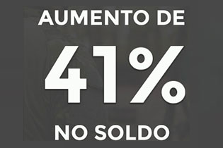 Militar poderá ter aumento de 41% no soldo